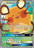 Card Keychain - Pokémon - Dedenne GX Alternate art 195a/214