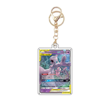 Card Keychain - Pokémon - Mewtwo & Mew Tag Team GX Full art