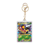 Card Keychain - Pokémon - M Beedrill M EX Hazard Stinger attack name on artwork (Japanese)