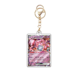 Card Keychain - Pokémon - Mewtwo ex Team Rocket's artwork (Japanese)