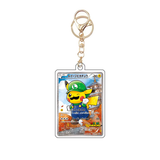Card Keychain - Pokémon - Luigi Pikachu basic Mario Pikachu collaboration promo (Japanese)