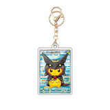 Card Keychain - Pokémon - Pikachu basic Rayquaza Poncho Pikachu, XY-P Promo 231 (Japanese)