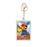 Card Keychain - Pokémon - Mario Pikachu basic Mario crossover promo (Japanese)