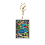 Card Keychain - Pokémon - Venusaur EX Full Art featuring Scizor