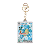 Card Keychain - Pokémon - Blastoise ex Full Art SR (Japanese)