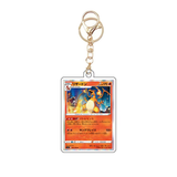 Card Keychain - Pokémon - Charizard basic 012/100 featuring Leon (Japanese)