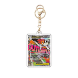 Card Keychain - Pokémon - Scrafty ex Full art with 'OUTLAWLEG' graphic (Japanese)