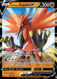 Card Keychain - Pokémon - Galarian Zapdos V 080/198