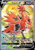 Card Keychain - Pokémon - Galarian Zapdos V full art holo