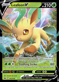Card Keychain - Pokémon - Leafeon V holo foil