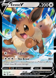 Card Keychain - Pokémon - Eevee V Illustration Rare