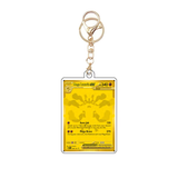 Card Keychain - Pokémon - Mega Lucario EX Full Art Gold Secret Rare 188/132