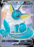 Card Keychain - Pokémon - Vaporeon V Rapid Strike