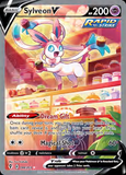 Card Keychain - Pokémon - Sylveon V Alternate Art (Rapid Strike)