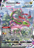 Card Keychain - Pokémon - Rayquaza VMAX Rapid Strike, Dynamax, Secret Rare