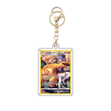 Card Keychain - Pokémon - Charizard basic Trainer Gallery card featuring Leon
