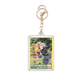 Card Keychain - Pokémon - Pikachu basic Trainer Gallery with Akari