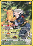 Card Keychain - Pokémon - Pikachu basic Trainer Gallery with Akari