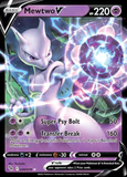 Card Keychain - Pokémon - Mewtwo V from Pokémon GO set