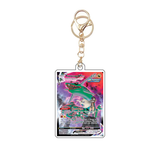 Card Keychain - Pokémon - Rayquaza VMAX Trainer Gallery, features Zinnia