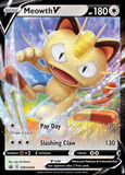 Card Keychain - Pokémon - Meowth V SWSH004 Promo