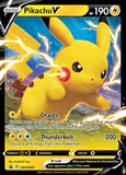 Card Keychain - Pokémon - Pikachu V SWSH Black Star Promo SWSH061