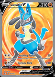 Card Keychain - Pokémon - Lucario V, basic SWSH Black Star Promo SWSH213