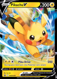 Card Keychain - Pokémon - Pikachu V SWSH285 Promo