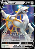 Card Keychain - Pokémon - Arceus V SWSH306 Promo