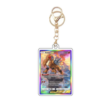 Card Keychain - Pokémon - Entei ex Rainbow border full art