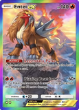 Card Keychain - Pokémon - Entei ex Rainbow border full art