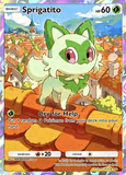 Card Keychain - Pokémon - Sprigatito basic Illustration Rare #657