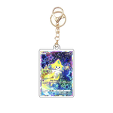 Card Keychain - Pokémon - Jirachi basic Full Art, starry background