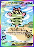 Card Keychain - Pokémon - Mega Slowbro EX whimsical art style