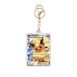 Card Keychain - Pokémon - Flareon & Vaporeon & Jolteon EX Radiant Collection card