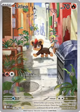 Card Keychain - Pokémon - Litleo basic Illustration Rare