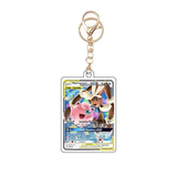 Card Keychain - Pokémon - Mega Lopunny & Jigglypuff Tag Team GX