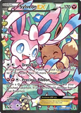 Card Keychain - Pokémon - Sylveon & Eevee EX Features Sylveon and Eevee together