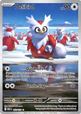 Card Keychain - Pokémon - Delibird basic Secret Rare, holiday-themed art