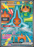 Card Keychain - Pokémon - Rotom ex Full Art, multiple Rotom forms