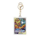 Card Keychain - Pokémon - Moltres & Zapdos & Articuno Tag Team GX stained glass alternate art