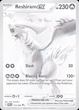 Card Keychain - Pokémon - Reshiram ex White Collection Promo