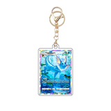 Card Keychain - Pokémon - Vaporeon basic Rainbow Rare