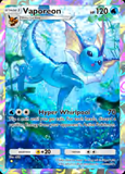 Card Keychain - Pokémon - Vaporeon basic Rainbow Rare