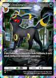 Card Keychain - Pokémon - Umbreon custom/fan-made card, full art style