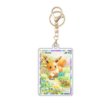 Card Keychain - Pokémon - Eevee basic Full Art Black Star Promo SM194