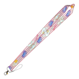 Lanyard - Sanrio - Cinnamoroll Kawaii Box Pink Stripes