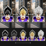 3D Lenticular Sticker - Dragon Ball - Gohan Beast Transformations