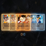 3D Lenticular Sticker - One Piece - Ace, Luffy & Sabo Wanted Posters