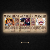 3D Lenticular Sticker - One Piece - Monkey D. Luffy Wanted Posters